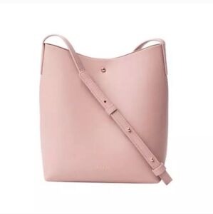 Anthropologie Samara Vegan Leather Shoulder Purse Peony